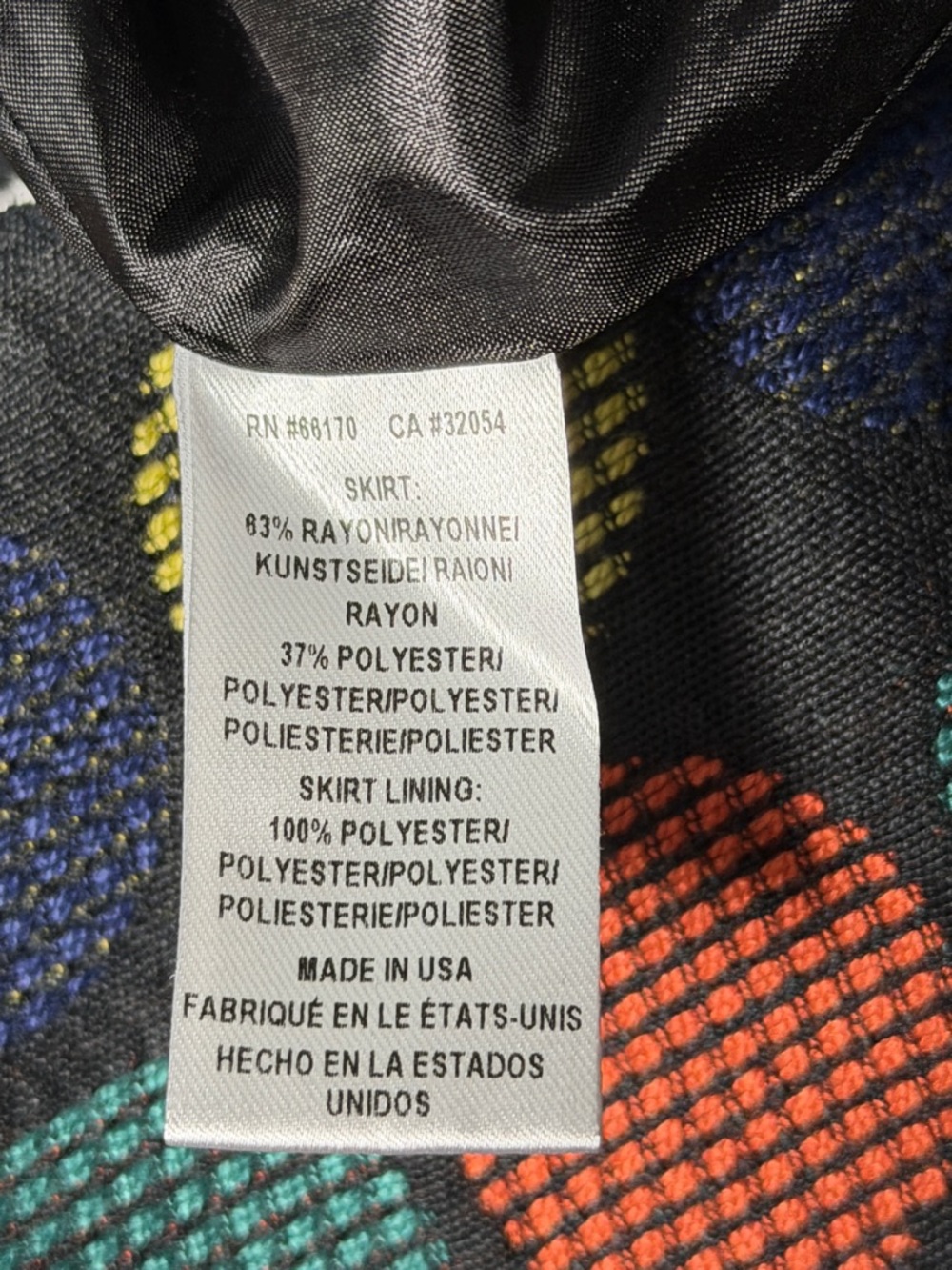 Hutch Anthropologie Polka Dot Jacquard Skirt A-Line Pleated Multicolor Size 4P - Picture 7 of 9